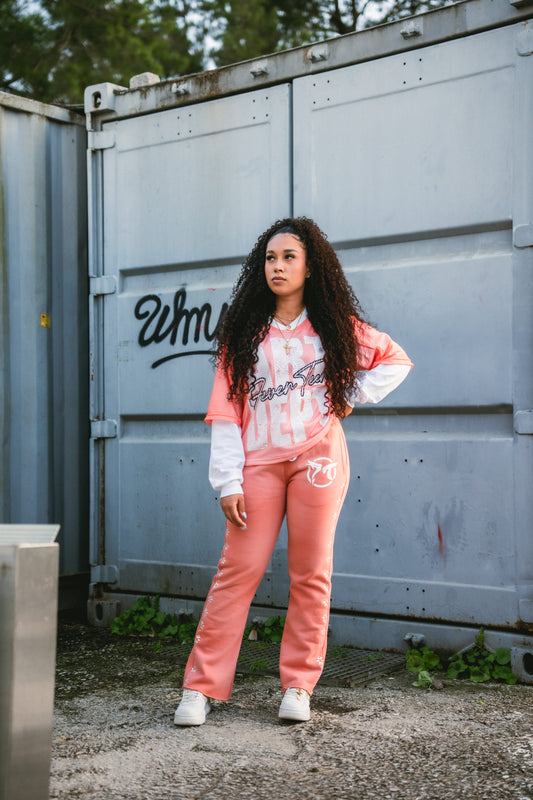 7T Salmon Pink Sweatpants