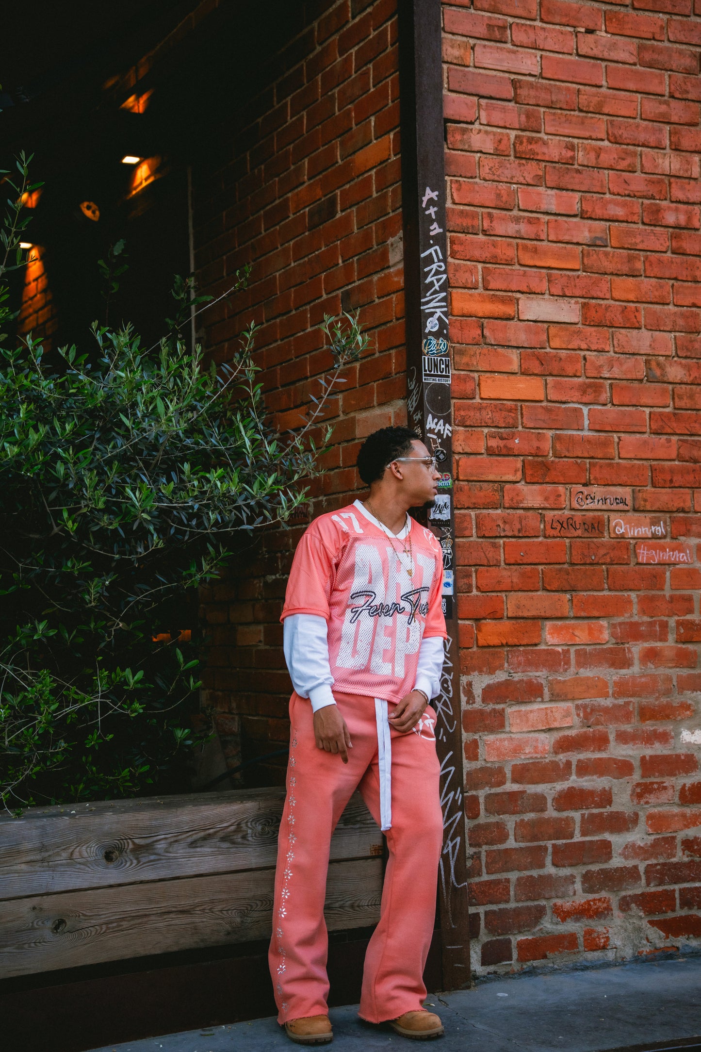 7T Salmon Pink Jersey