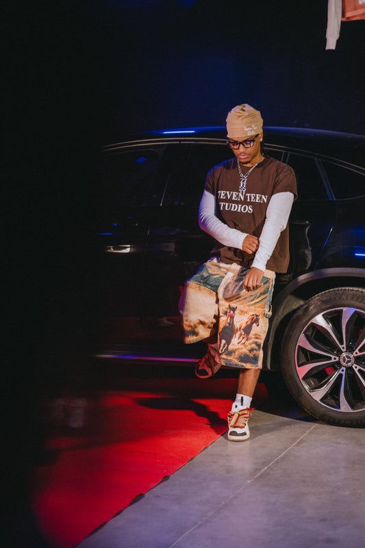 17 ICED TEE - BROWN