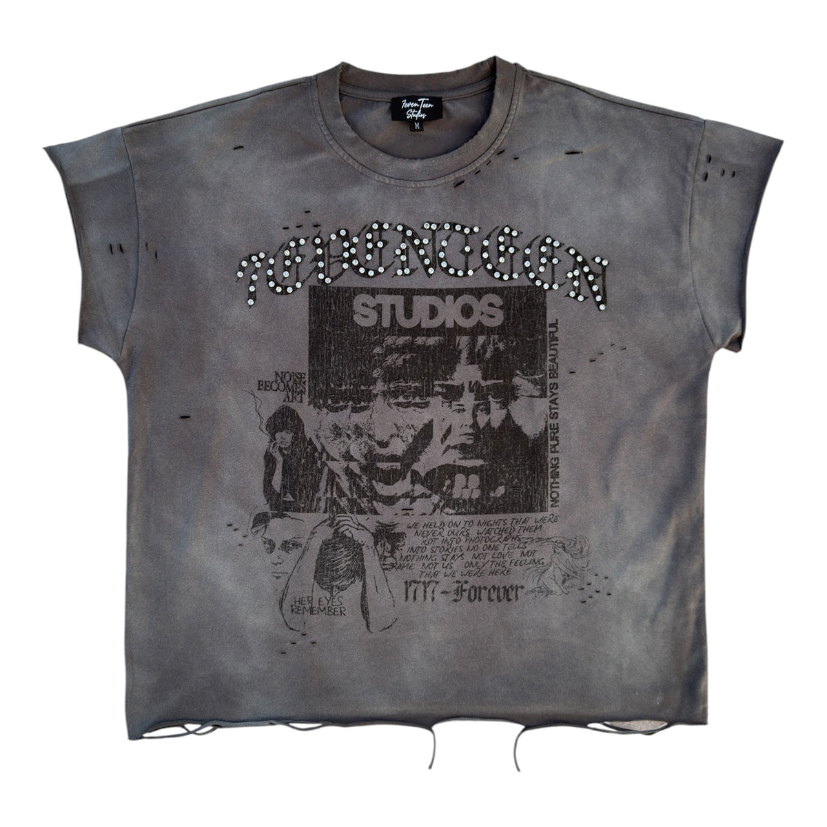 NOISE BECOMES ART TEE - GRAY